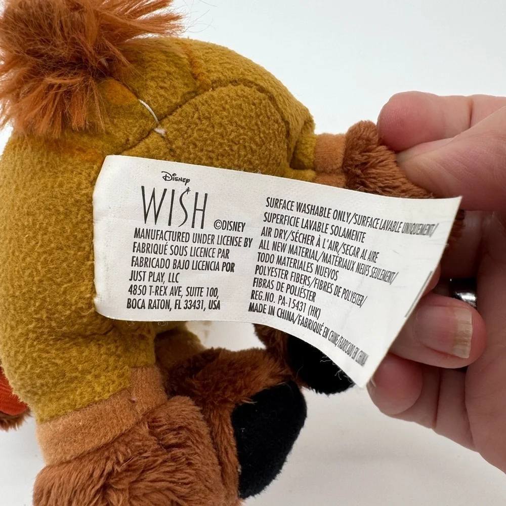 Disney Wish Valentino Plush Stuffed Animal 6 Inch No Tag